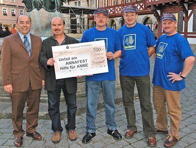 Spenden&uuml;bergabe