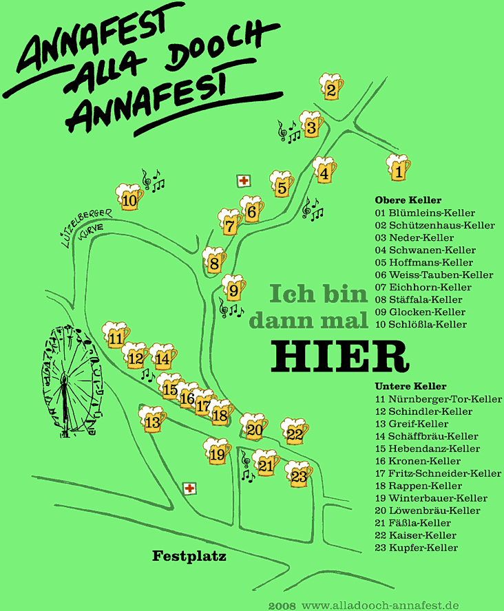 Alladooch ANNAFEST Kellerplan